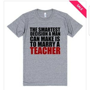Marry a Teacher Tshirt